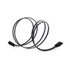 „SilverStone SST-CP11B“ itin žemo profilio SATA kabelis – 50 cm, juodas