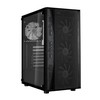 „SilverStone Fara B1 Pro Midi–Tower“, ARGB, grūdintas stiklas – juoda
