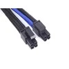 SilverStone ATX / EPS 8 kontaktų - ATX / EPS 8 kontaktų, 0,3m, mėlyna (SST- PP07- EPS8BA)