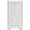 „SilverStone Fara H1M Micro–ATX“ korpusas, grūdintas stiklas – balta