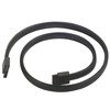 SilverStone SATA III Kabelis 50cm - sleeved juodas
