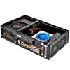 PC korpusas Silverstone Silent SST-ML09B Milo Slim HTPC Mini-ITX, juodas