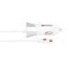 Įkroviklis Skross AUTOMOB. ĮKROVIKLIS ZAPALNICZKA SKROSS 1X USB 1A 12V/24V BALTA + KABELIS MICRO USB