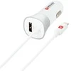 Įkroviklis Skross AUTOMOB. ĮKROVIKLIS ZAPALNICZKA SKROSS 1X USB 1A 12V/24V BALTA + KABELIS MICRO USB