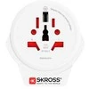 Adapteris Schuko kištukas - universalus lizdas 230V 16A su USB 5V 2.4A SKROSS