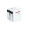 Kelioninis tinklo adapteris 230V 2.5A MUV micro kištukai AU/CN/UK/US/IT - lizdas EU (be įžeminimo) SKROSS