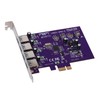 Kontrolierius Sonnet PCIE 2.0 x1 - 4x USB 3.0 (USB3- 4PM- E)
