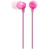 Į ausis įdedamos ausinės Sony MDR-EX15LP, rožinės