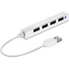 SNAPPY SLIM USB Hub, 4-port, USB 2.0, passive, baltas (SL-140000-WE)