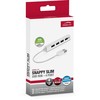 SNAPPY SLIM USB Hub, 4-port, USB 2.0, passive, baltas (SL-140000-WE)