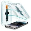 SPIGEN GLAS.TR "GRŪDINTAS STIKLAS EZ FIT" 2 PAKUOTĖS IPHONE 14 PRO CLEAR