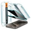 Apsauginis stiklas Spigen stiklas tR EZ Fit (Privacy) 2-pack, skaidrūs - iPhone 15 Pro Max