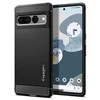 Dėklas Spigen Rugged Armor, juodas - Google Pixel 7 Pro