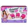 Spin Master „Cool Maker“, „Shimmer Me“ kūno meno papildymo pakuotė su išskirtiniais blizgučiais, 3 metalinės folijos, daugiau nei 120 dizainų, laikinos tatuiruotės vaikams nuo 8 metų amžiaus, vaikiškų tatuiruočių rinkinys, 8 metai, daugiaspalvis