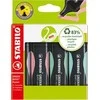 STABILO žymekliai „Žalias Boss Pastel“, 4 spalvų rinkinys, 2-5 mm