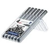 Braižiklis Staedtler PigmentLiner, rinkinyje 6 skirtingi pločiai
