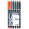 Staedtler STAEDTLER Folienstift Lumocolor M perm 6St