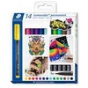 STAEDTLER 317C14 - Permanent-Universalstift M Set 14 Farben