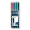 STAEDTLER Lumocolor permanentinių žymeklių rinkinys, įvairių spalvų, 4 vnt. (313 WP4)