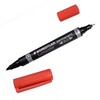 Permanentinis žymeklis STAEDTLER LUMOCOLOR DUO 348, RAUDONA