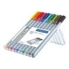 Staedtler triplus fineliner 334, Įvairių spalvų, Pilka, Polipropilenas (PP), 0,3 mm, 10 vnt.