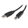 USB kabelis StarTech USB-A - USB-B 0,5 m Juodas (USB2HAB50CM)