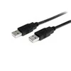 StarTech USB kabelis USB-A – USB-A 1 m juodas (USB2AA1M)