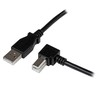 USB kabelis StarTech USB-A - USB-B 1 m Juodas (USBAB1MR)