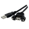 StarTech 2FT PANEL MONTAVIMAS USB KABELAS A-A/.