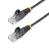 StarTech STARTECH.COM 2,5m Cat6-Kabelis - Schlankes Cat6-Patchkabel - BLAU - Snagless-RJ45-Steckverbinder - LSZH - 28 AWG Kupferdraht