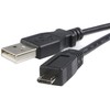 USB kabelis StarTech USB-A - mikroUSB 2 m juoda (USBHAAUB2M)