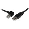 USB kabelis StarTech USB-A - USB-B 2 m Juodas (USBAB2ML)