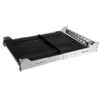 StarTech StarTech.com 2HE ausziehbarer belufteter Fachboden fur 19 Serverschrank mit Kabelfuhrung / verstellbarer Montagetiefe bis 56,7kg - Rack - Regal - Juodas - 2U - fur P/N: RK1233BKM, RK2433BKM, RK2537BKM, RK3236BKF, RK4236BKB, RK4242BK24, RK4242BK