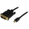 Kabelis StarTech Rodyti Port mini - DVI- D 0,9m juoda (MDP2DVIMM3B)