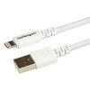 USB kabelis StarTech USB-A - Žaibas 3 m Baltas (USBLT3MW)