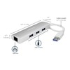 HUB USB StarTech 1x RJ-45 + 3x USB- A 3.0 (ST3300G3UA)