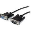 StarTech DB- 9 - DB- 9, 3m, Juoda (MXT1003MBK)