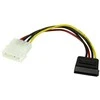 „StarTech Molex“ – SATA, 0,15 m, daugiasluoksnis (SATAPOWADAP)