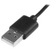 USB kabelis StarTech USB-A - mikroUSB 1 m juodasis (USBUBL1M)