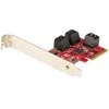 „StarTech SATA PCIE“ plokštė – 6 prievadų (6 GB/s) / PCIE SATA išplėtimo plokštė ASM1166
