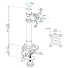 StarTech Laikiklis biurkowy na monitorius 12" - 34" (ARMPIVOT)