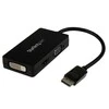 AV adapteris StarTech Rodyti Uostas - HDMI - D-Sub (VGA) - DVI- D juoda (DP2VGDHD)