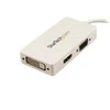 AV adapteris StarTech Rodyti Port Mini - HDMI - D-Sub (VGA) - DVI balta (MDP2VGDHDW)