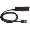 Kištukinis StarTech USB 3.1 A / SATA, Juodas (USB312SAT3)