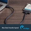 StarTech.com USB312SAT3CB kabelių sąsaja / invertavimo adapteris USB 3.1 A SATA 7+15 pin Juoda