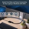 StarTech.com CDP2DPUCP USB ekrano adapteris 3840 x 2160 pikseliai Juoda
