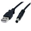 Kabelis USB StarTech USB-A - DC 5.5 mm 2 m Juodas (USB2TYPEM2M)