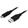 USB kabelis StarTech USB-A - USB-C 1 m Juodas (USB315AC1M)
