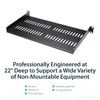 StarTech Exell 19" 1U Juodas (CABŞELFV1U)