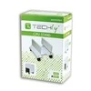 Techly ICA-CS 34 multimedijos įrenginio vežimėlis / stovas Multimedijos vežimėlis Juoda PC
